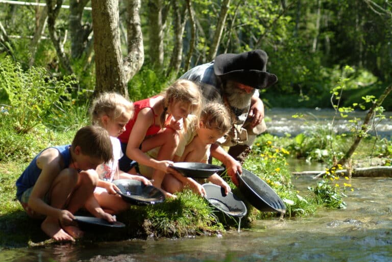 Goldwaschen in Gastein