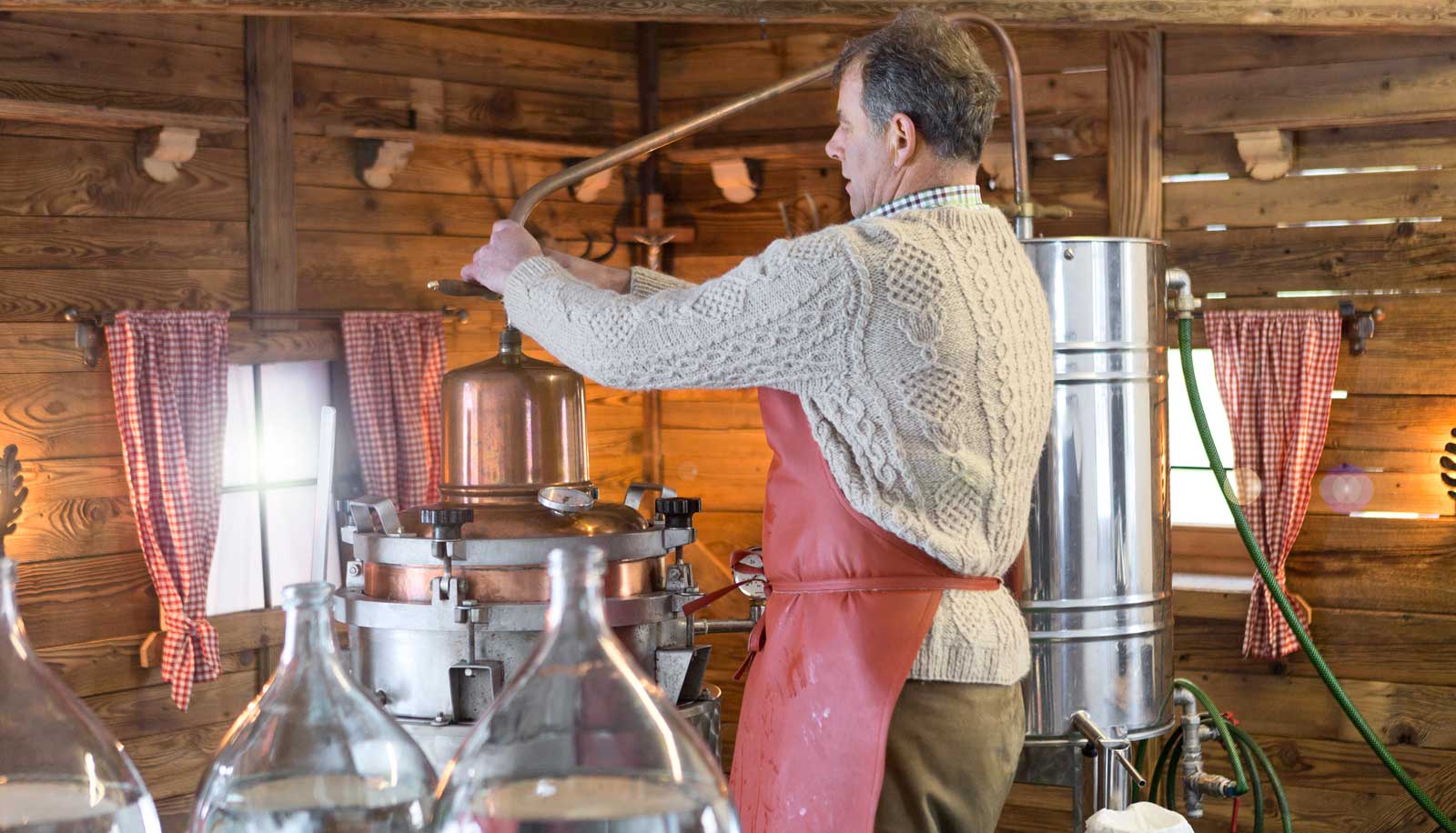 Selbstgebrannter Schnaps