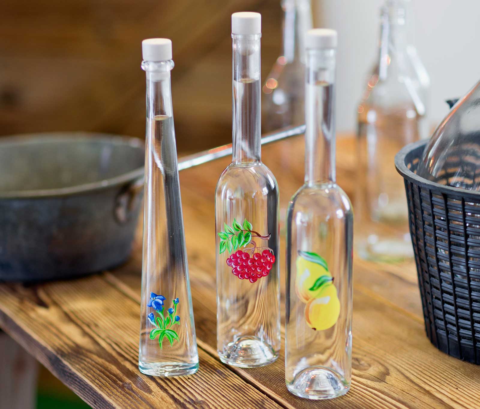 Selbstgebrannte Schnapsvariationen