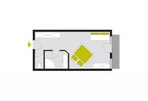 Grundriss Zimmer Gasteinerblick