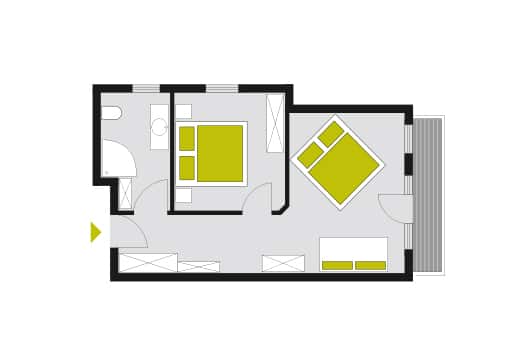 Grundriss Familienzimmer