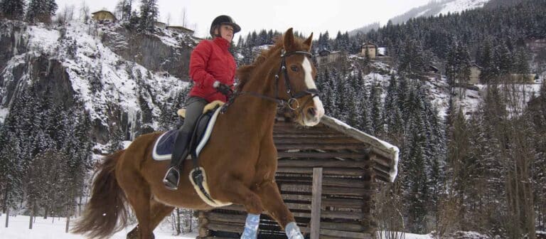 Reiten im Schnee in Gastein