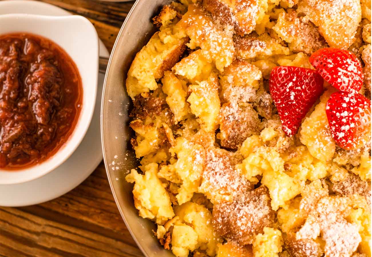 Hüttenkulinarik-Kaiserschmarrn