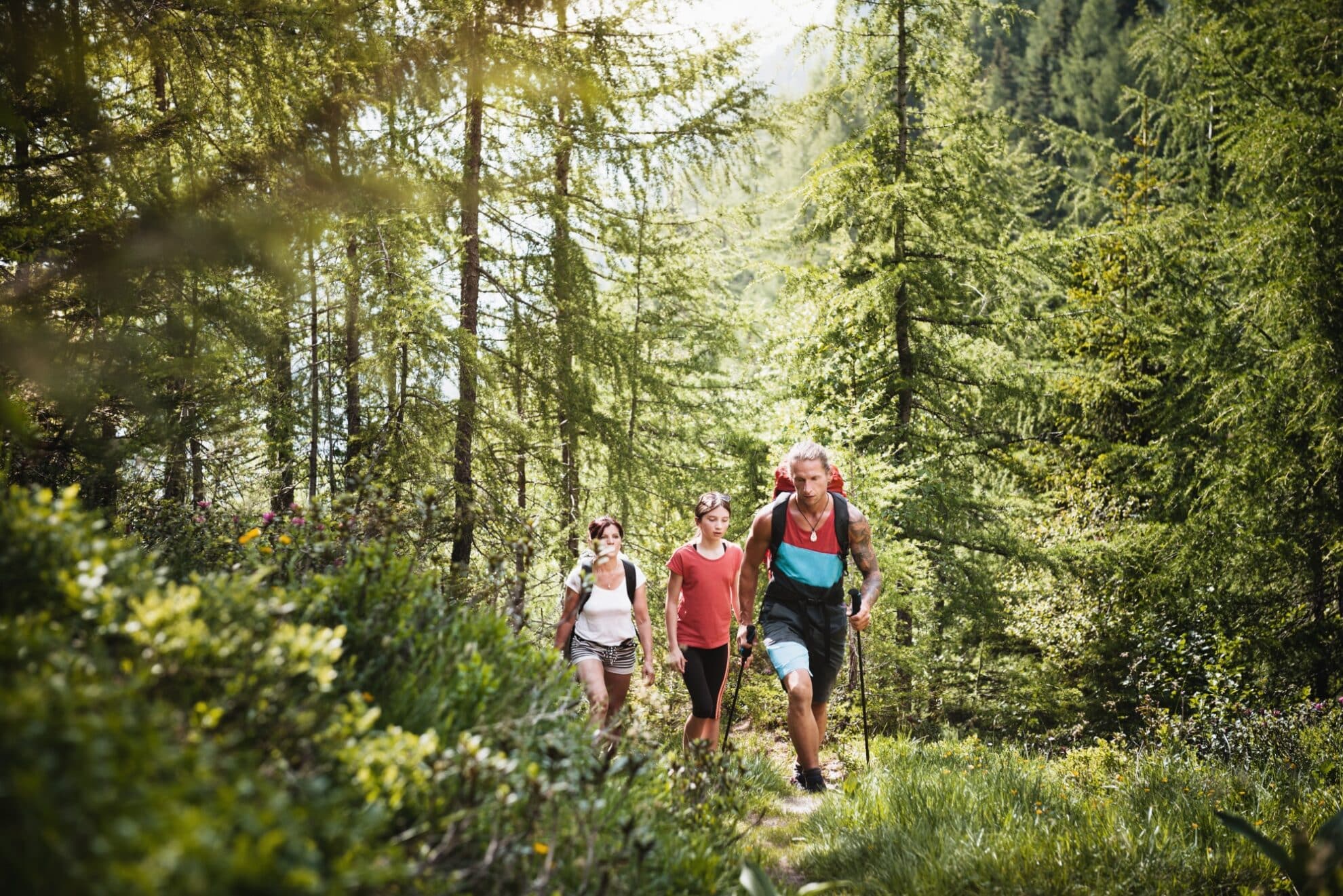 Wandern in der Landschaft Gasteinertal