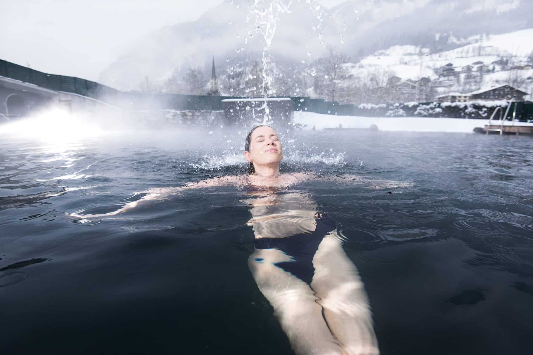 Wellness in Gastein Wasserfall Felsentherme