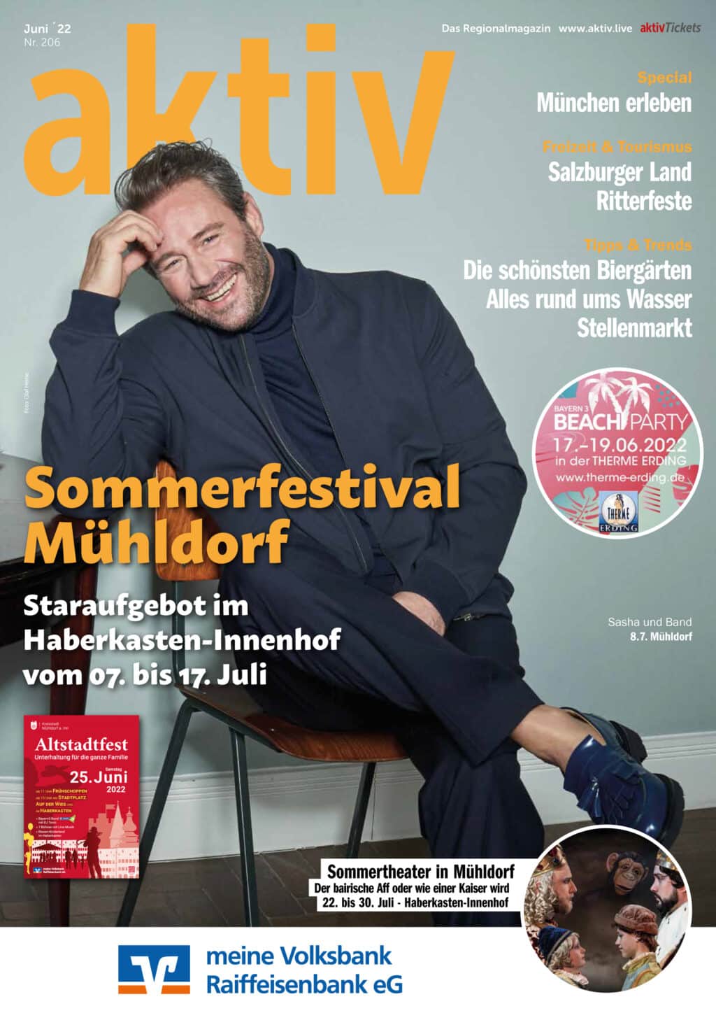 Cover aktiv Regionalmagagzin Juni 2022